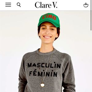 Clare V Graphic Sweatshirt